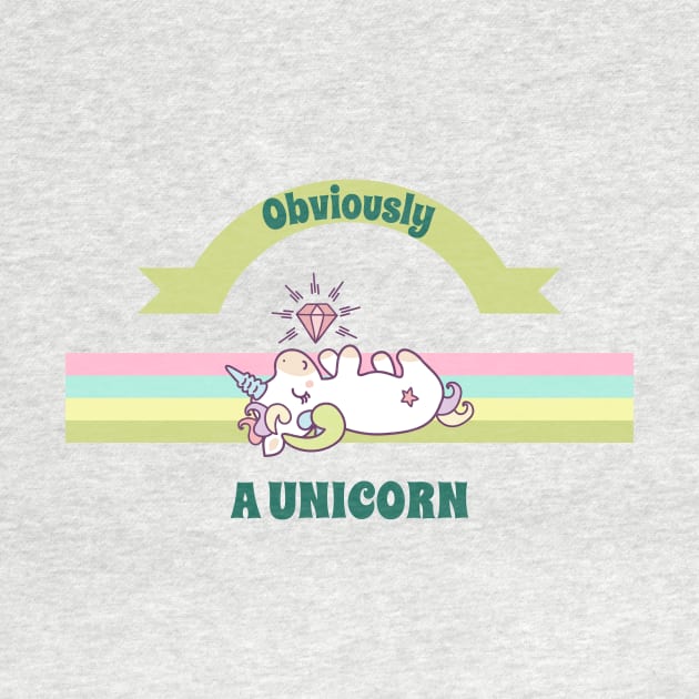 Obviously, a Unicorn by Witty Wear Studio